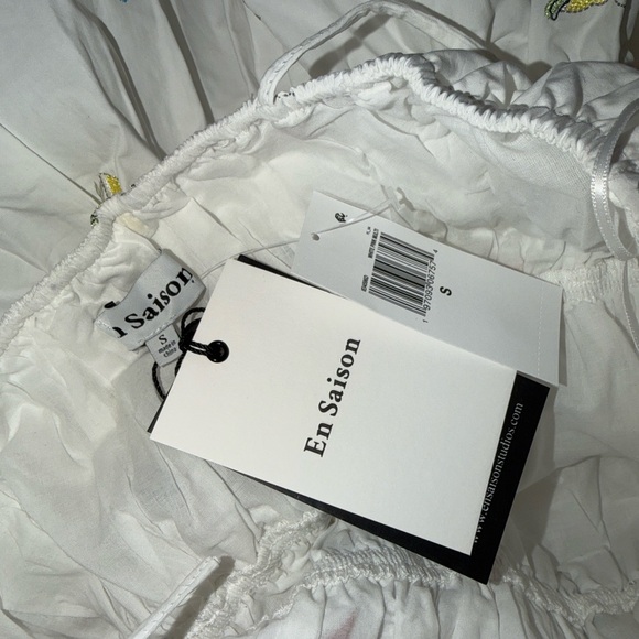 En Saison Nellie sleeveless smocked midi dress - Picture 12 of 15